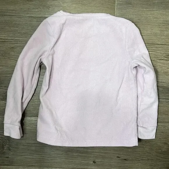 Carter’s Fleece PJ Sleep Top 4/4T - Picture 5 of 6